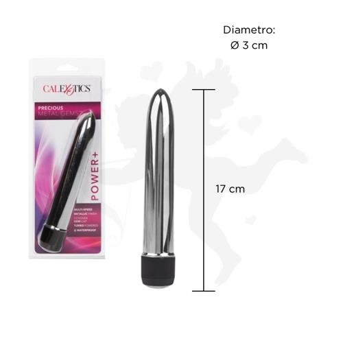 Vibrador rigido Metal Gems